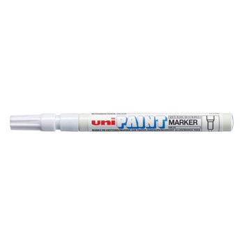 Uni-Ball Uni Paint PX-21 Marker Fine White Pack of 12 124503000 MI81501