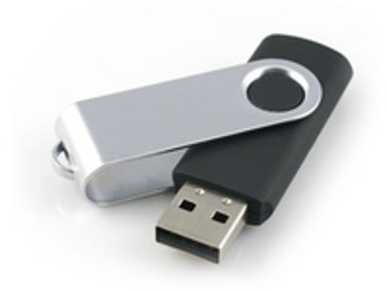 CoreParts MM0001-2.0-004GB Swivel USB2.0 4GB Black MM0001-2.0-004GB