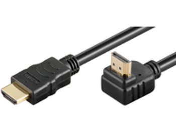 MicroConnect HDM19191V1.4A90 HDMI 19 - 19 1m M-M. Gold HDM19191V1.4A90
