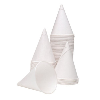 4oz Water Drinking Cone Cup White Pack of 5000 ACPACC04 CPD40115
