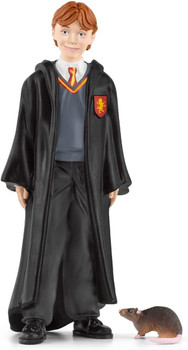 Schleich Wizarding World Harry Potter Toy Figure Ron Weasley & Scabbers 42634