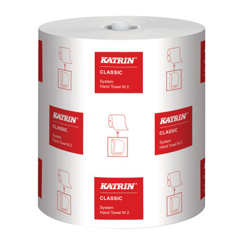 Katrin Classic System Hand Towel M2 2-Ply White Pack of 6 460102 KZ46010