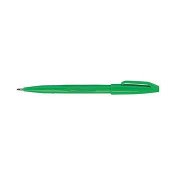 Pentel Sign Pen Fibre Tip Green Pack of 12 S520-D PES520GN