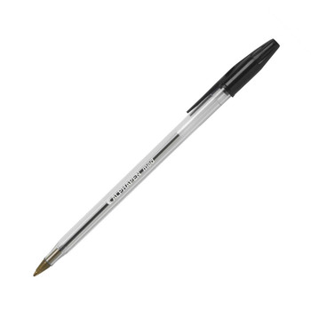 Valuex Ballpoint Pen 1.0Mm Tip 0.7Mm Line Black Pack 50 886001
