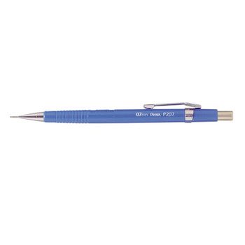 Pentel P207 Mechanical Pencil Hb 0.7Mm Lead Blue Barrel Pack 12 P207
