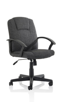 Bella Executive Managers Chair Charcoal Fabric EX000248 EX000248