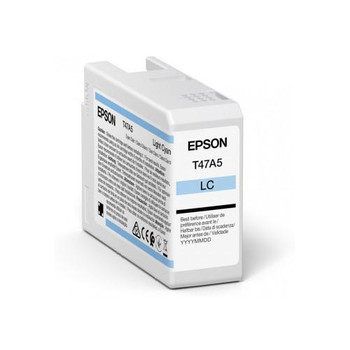Epson T47a5 Light Cyan Pro10 Ink Cartridge 50Ml - C13T47A500 C13T47A500