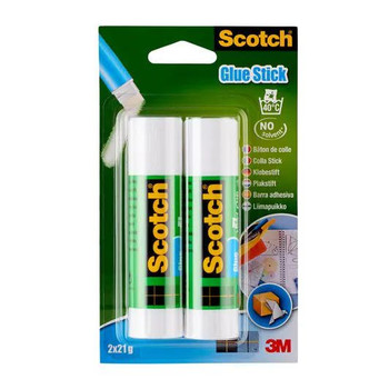 Scotch Permanent Glue Stick 21G Pack 2 7100115623 7100115623