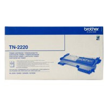 Brother Black Toner Cartridge 2.6K Pages - TN2220 TN2220