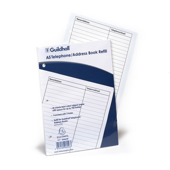 Goldine A5 Address Book Refill 30 Sheets GA5/RZ