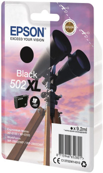 Epson 502Xl Binoculars Black High Yield Ink Cartridge 9Ml - C13T02W14010 C13T02W14010
