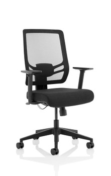 Ergo Twist Chair Black Fabric Seat Mesh Back OP000252 OP000252