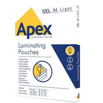 Valuex Laminating Pouch A4 2X75 Micron Gloss Pack 100 6003201 6003201