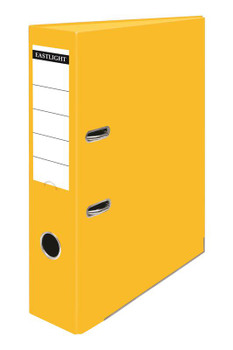 Valuex Lever Arch File Polypropylene A4 70Mm Spine Width Yellow Pack 10 21349DENTx10