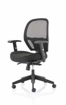 Denver Black Mesh Chair No Headrest OP000234 OP000234