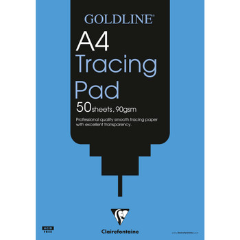 Clairefontaine Goldline Professional A4 Tracing Pad 90Gsm 50 Sheets GPT1A4Z GPT1A4Z