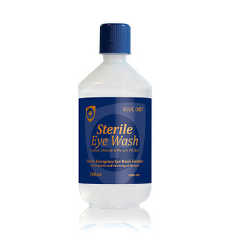 Blue Dot Sterile Eye Wash 500Ml Bottle 1047029