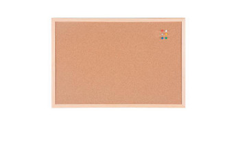 Bi-Office Cork Noticeboard Pine Wood Frame 600X400mm MC030012010