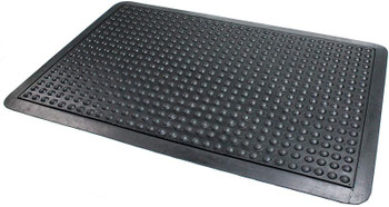 Doortex Anti Fatigue Mat 100% Rubber 61 X 91Cm Black UFCAF6191 UFCAF6191