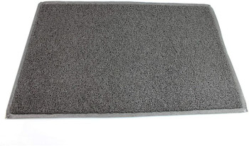 Doortex Twistermat Dirt Trapping Mat for Outdoor Use Vinyl 60 X 90Cm Grey UFC460 UFC46090TWISG
