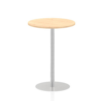 Dynamic Italia 800Mm Poseur Round Table Maple Top 1145Mm High Leg ITL0133 ITL0133