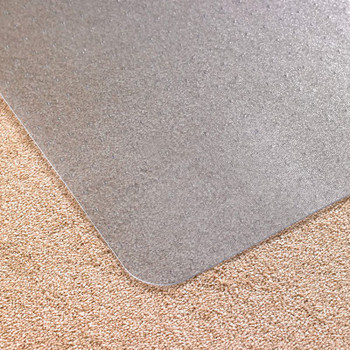 Floortex Floor Protection Mat Cleartex Antimicrobial Phalate Free Vinyl Std Pile UFRAB1113426EV