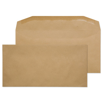 Valuex Wallet Envelope Dl Gummed Plain 80Gsm Manilla Pack 1000 13780