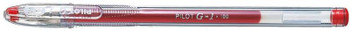 Pilot G-105 Gel Rollerball Pen 0.5Mm Tip 0.32Mm Line Red Pack 12 101202