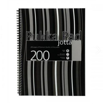 Pka Pad Jotta A4 Wirebound Polypropylene Cover Notebook Ruled 200 Pages Black JP018(5)
