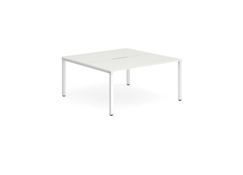 Evolve Plus 1200Mm Back To Back 2 Person Desk White Top White Frame BE156 BE156