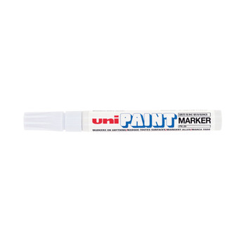 Unipaint PX-20 Paint Marker Medium Bullet White Pack of 12 545491000 MI45492