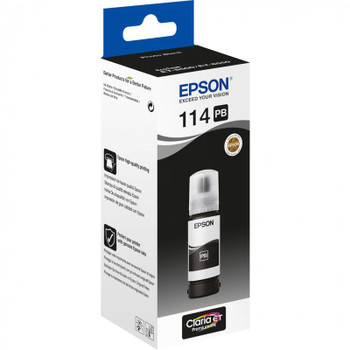 Epson 114 Photo Black Ecotank Standard Capacity Ink Cartridge 70Ml - C13T07B140 C13T07B140