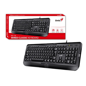 Genius Kb-118 Usb Desktop Keyboard 31300010408