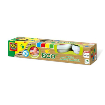 Ses Creative Children's Eco Washable Fingerpaints Set Four Paints 24926 Ses Creative Children's Eco Washable Fingerpaints Set Four Paints 24926