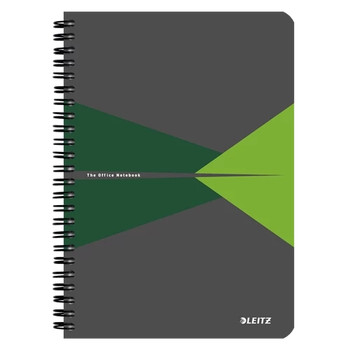 Leitz Office Notebook A5 ruled wirebound with PP cover 44990055 44990055