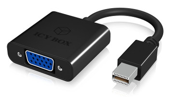 IcyBox IB-AC539 Mini DisplayPort to VGA Adapter Black IB-AC539