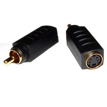 SVHS Socket to Composite RCA Plug Adapter 38.422