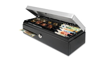 Safescan HD-4617C Flip Top Cash Drawer with 8 Coin and 8 Note Trays SAFESCANHD4617C
