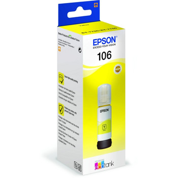 Epson 106 Yellow Ink Bottle 70Ml - C13T00R440 C13T00R440