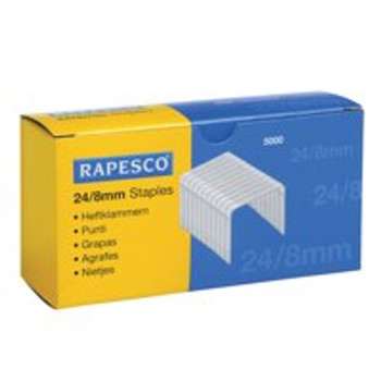 Rapesco 24/8Mm Galvanised Staples Pack 5000 S24807Z3
