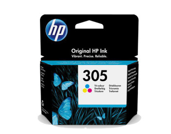 Hp 305 Tricolour Standard Capacity Ink Cartridge - 3YM60AE 3YM60AE