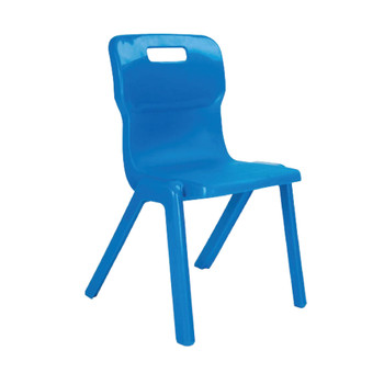 Titan One Piece Chair 380mm Blue Pack of 30 KF838739 KF838739