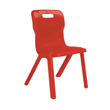 Titan One Piece Chair 380mm Red KF72164 KF72164
