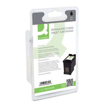 Q-Connect HP 337 Remanufactured Black Inkjet Cartridge C9364EE OBC9364EE