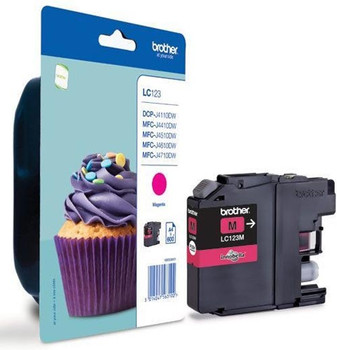 Brother Magenta Ink Cartridge 6Ml - LC123M LC123M