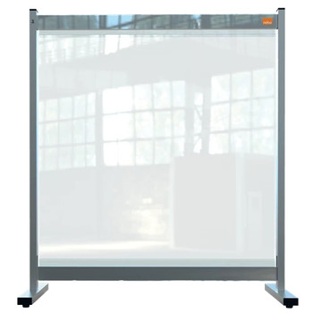 Nobo Premium Plus Clear PVC Protective Desk Divider Screen 770x860mm 1915547 1915547