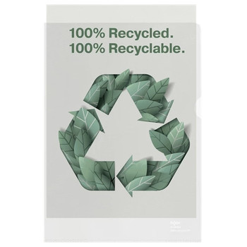Rexel 100% Recycled Plastic Folder A4 2115704 2115704