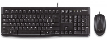 Logitech MK120 Wired Desktop Keyboard and Optical Mouse LOGITECH-MK120
