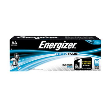 Energizer Max Plus Aa Alkaline Batteries Pack 20 E301323505