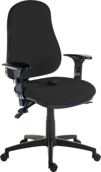Ergo Comfort Air High Back Fabric Ergonomic Operator Office Chair With Arms Blac 9500AIRBLACK/0270